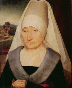 Portret van een oude vrouw